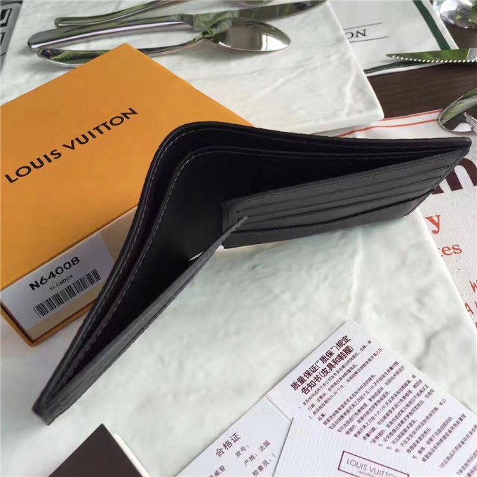 Louis Vuitton Slender Wallet Damier Cobalt LV Cup Rouge