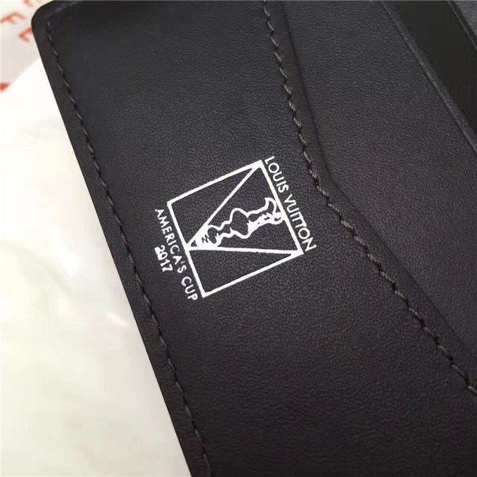 Louis Vuitton Slender Wallet Damier Cobalt LV Cup Rouge