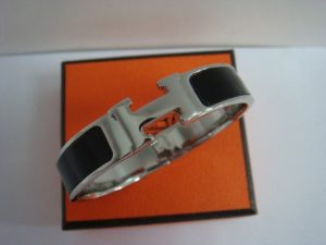 Hermes Thin Enamel Bracelet (Varied Colors)