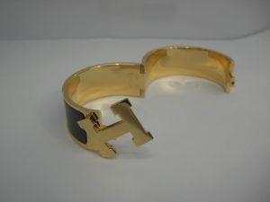 Hermes H Enamel Bracelet (Varied Colors)