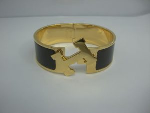 Hermes H Enamel Bracelet (Varied Colors)