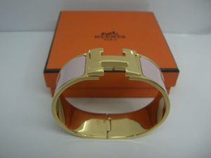 Hermes H Enamel Bracelet (Varied Colors)