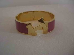 Hermes H Enamel Bracelet (Varied Colors)