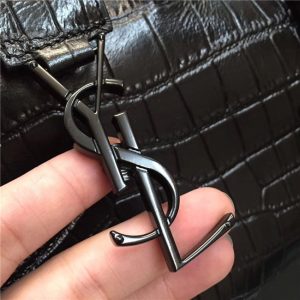 Yves Saint Laurent Small Cabas YSL Bag Crocodile Embossed (Varied Colors)