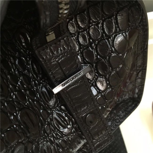 Yves Saint Laurent Small Cabas YSL Bag Crocodile Embossed (Varied Colors)