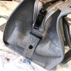 Yves Saint Laurent Small Cabas YSL Bag Crocodile Embossed (Varied Colors)