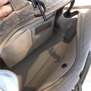 Yves Saint Laurent Small Cabas YSL Bag Crocodile Embossed (Varied Colors)