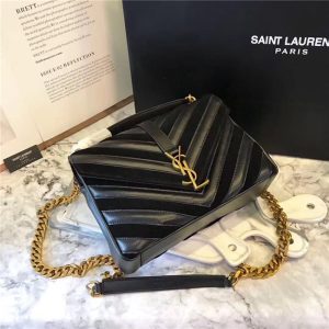 Yves Saint Laurent Medium Quilted Leather & Suede Shoulder Bag (Varied Colors)
