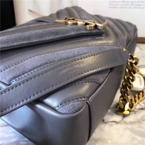 Yves Saint Laurent Medium Quilted Leather & Suede Shoulder Bag (Varied Colors)