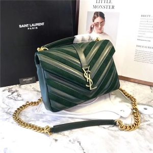 Yves Saint Laurent Medium Quilted Leather & Suede Shoulder Bag (Varied Colors)