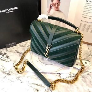 Yves Saint Laurent Medium Quilted Leather & Suede Shoulder Bag (Varied Colors)
