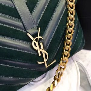 Yves Saint Laurent Medium Quilted Leather & Suede Shoulder Bag (Varied Colors)