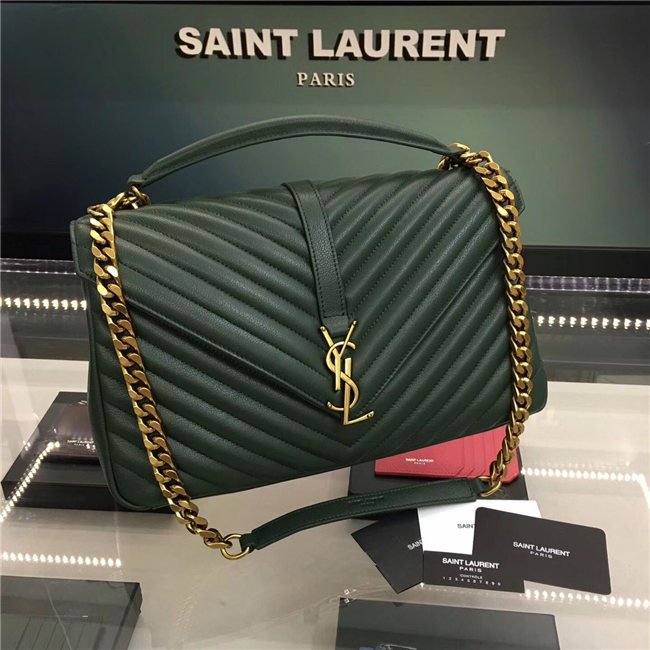 Yves Saint Laurent Classic Large Bag Leather (Varied Colors)