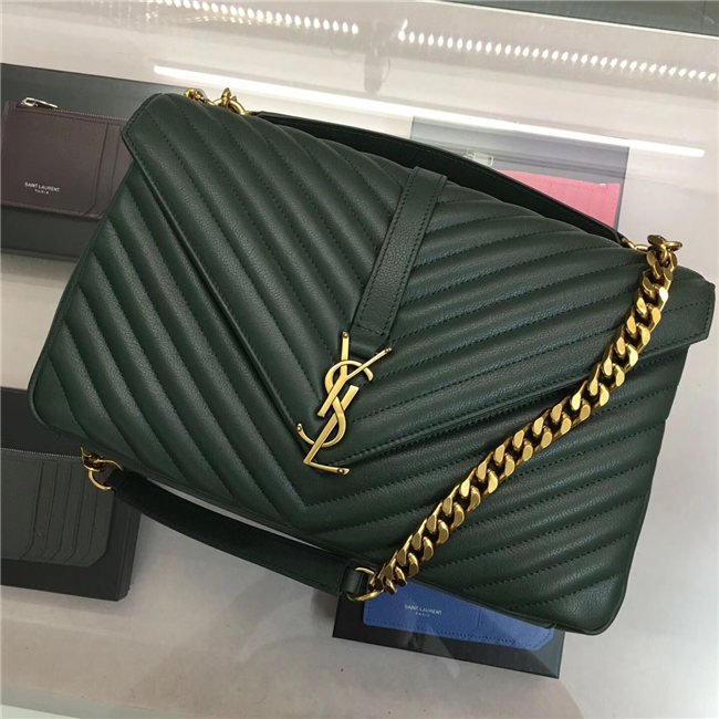Yves Saint Laurent Classic Large Bag Leather (Varied Colors)