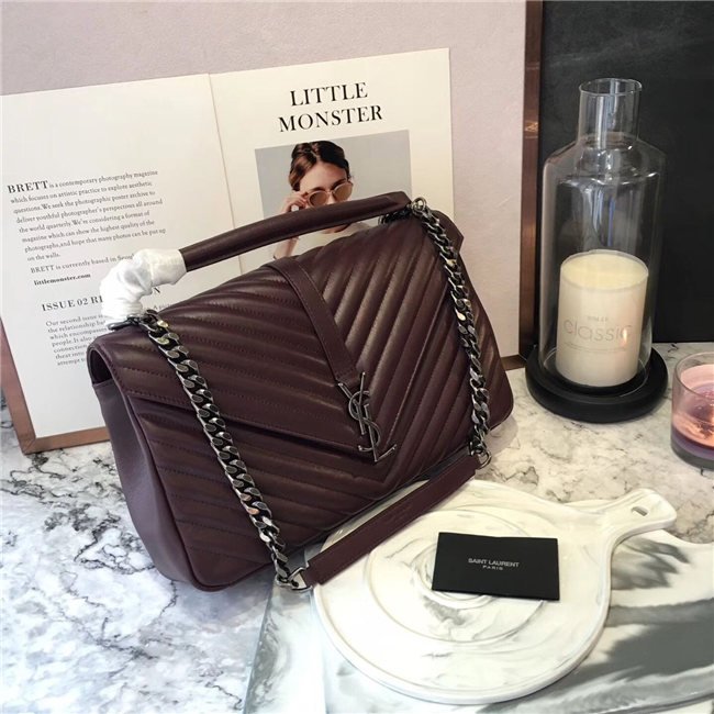 Yves Saint Laurent Classic Large Bag Leather (Varied Colors)