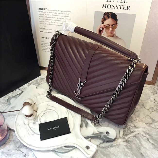 Yves Saint Laurent Classic Large Bag Leather (Varied Colors)