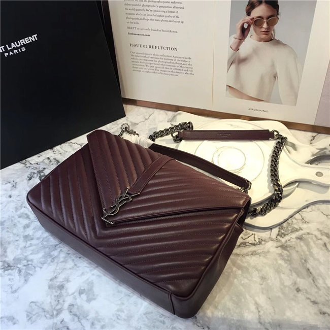 Yves Saint Laurent Classic Large Bag Leather (Varied Colors)