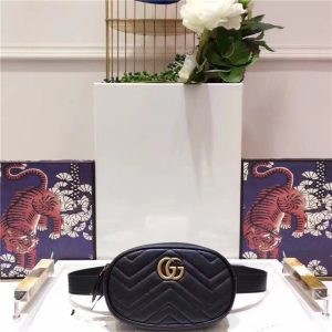Gucci GG Marmont Matelasse Leather Belt Bag (Varied Colors)