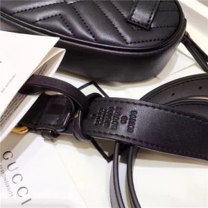 Gucci GG Marmont Matelasse Leather Belt Bag (Varied Colors)