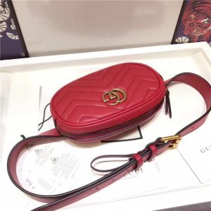 Gucci GG Marmont Matelasse Leather Belt Bag (Varied Colors)