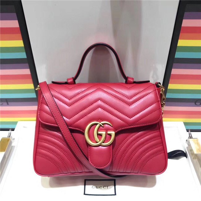 Gucci GG Marmont Small Top Handle Bag (Varied Colors)