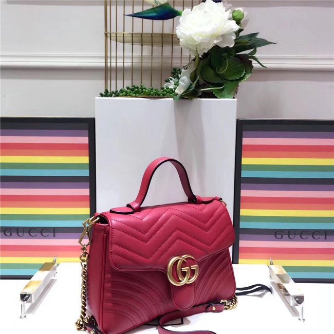 Gucci GG Marmont Small Top Handle Bag (Varied Colors)