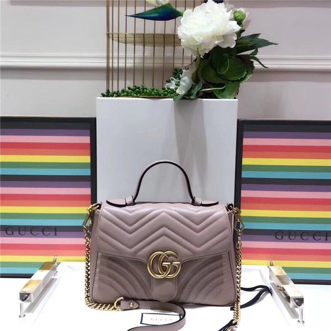 Gucci GG Marmont Small Top Handle Bag (Varied Colors)