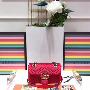 Gucci GG Marmont Velvet Mini Bag (Varied Colors)