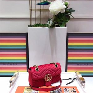 Gucci GG Marmont Velvet Mini Bag (Varied Colors)