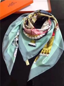 Hermes Silk Scarf (Varied Colors)