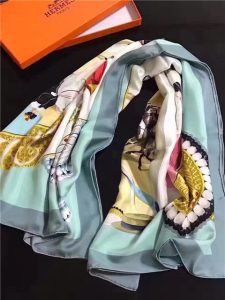 Hermes Silk Scarf (Varied Colors)