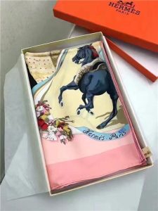 Hermes Silk Scarf (Varied Colors)
