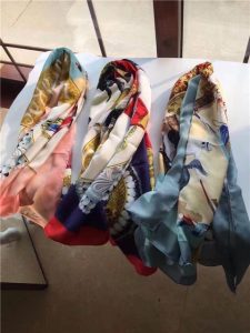 Hermes Silk Scarf (Varied Colors)