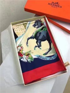 Hermes Silk Scarf (Varied Colors)