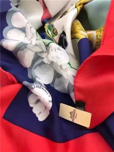 Hermes Silk Scarf (Varied Colors)