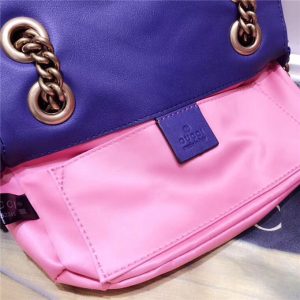 Gucci GG Marmont Embroidered Velvet Mini Bag Crystal Embroidered Flower (Varied Colors)