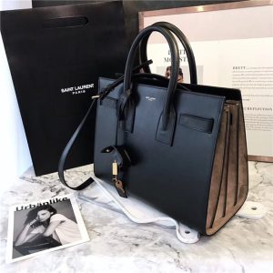 Yves Saint Laurent Classic Small SAC DE JOUR Black Leather