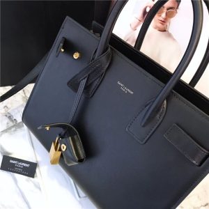 Yves Saint Laurent Classic Baby SAC DE JOUR Black Leather