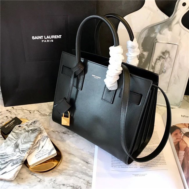 Yves Saint Laurent Classic Nano SAC DE JOUR Black Leather