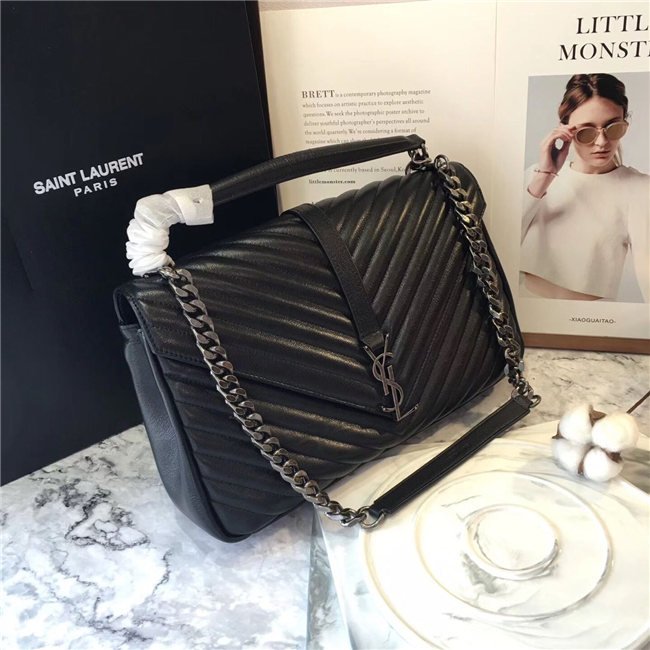 Yves Saint Laurent Classic Large Bag Leather (Varied Colors)