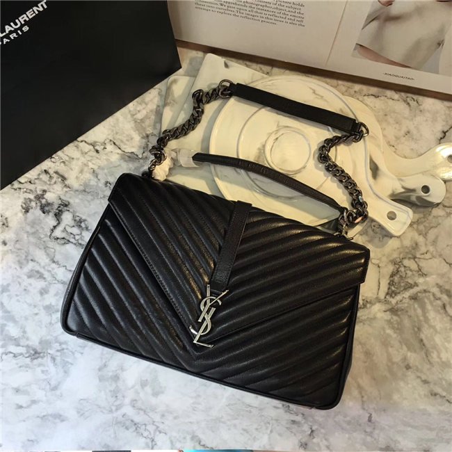 Yves Saint Laurent Classic Large Bag Leather (Varied Colors)