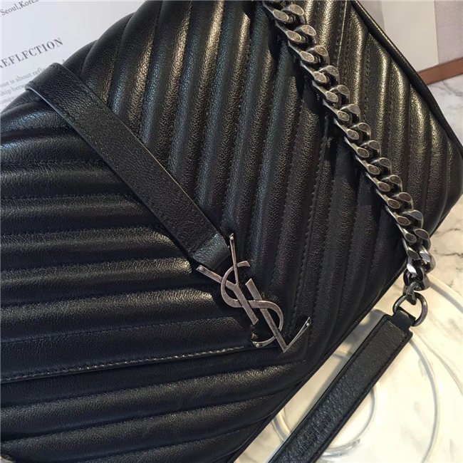 Yves Saint Laurent Classic Large Bag Leather (Varied Colors)