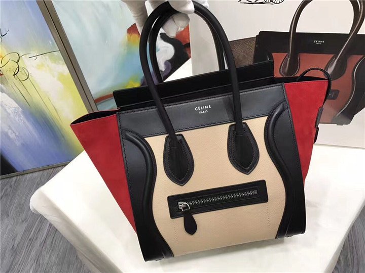 Celine Micro Luggage Tote Multicolored (Varied Colors)