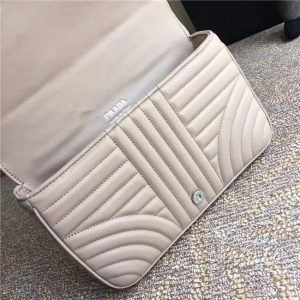 Prada Diagramme Leather Shoulder Bag (Varied Colors)