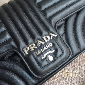 Prada Diagramme Leather Shoulder Bag (Varied Colors)