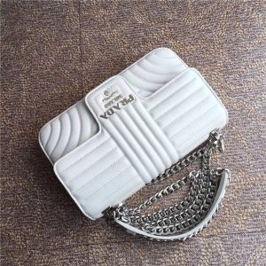 Prada Diagramme Leather Shoulder Bag (Varied Colors)