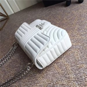 Prada Diagramme Leather Shoulder Bag (Varied Colors)