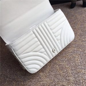 Prada Diagramme Leather Shoulder Bag (Varied Colors)