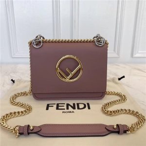 Fendi Kan I Small Leather Bag (Varied Colors)