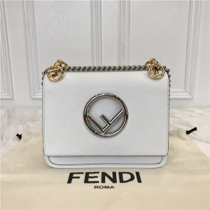 Fendi Kan I Small Leather Bag (Varied Colors)